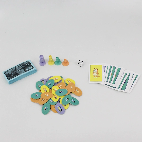 2018 Hasbro Monopoly Junior: Bluey Edition Board Game for Kids