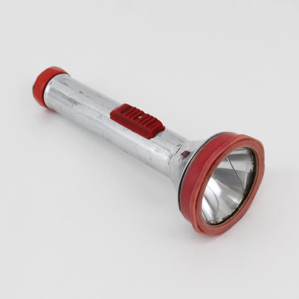 Vintage Chrome Plated Eveready Flashlight 10"