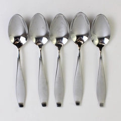 Lot Of 5 Oneida Silver Comet (Stainless) Flatware Soup Spoons 7.25" Long