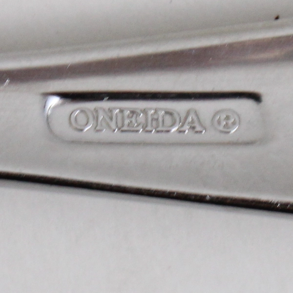 Lot Of 2 Oneida Silver Comet (Stainless) Flatware Serving Set 9" Long