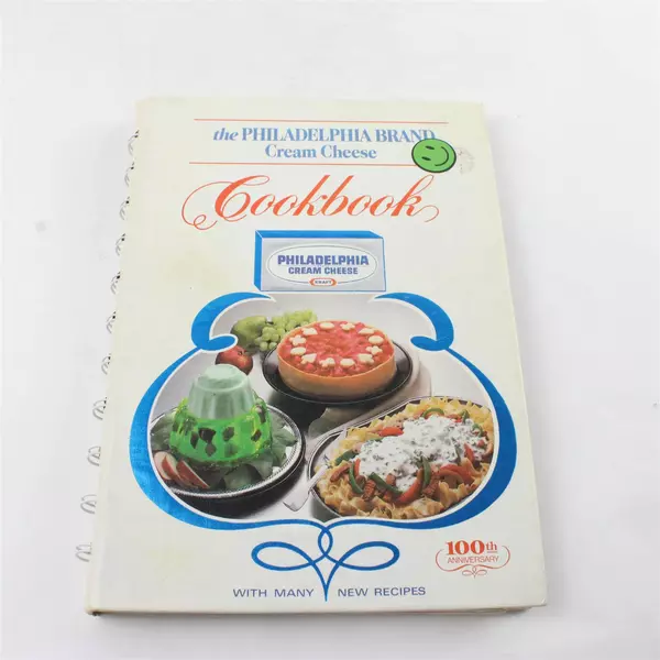 1981 Philadelphia Cream Cheese Cookbook 100th Anniversary Spiral Bound