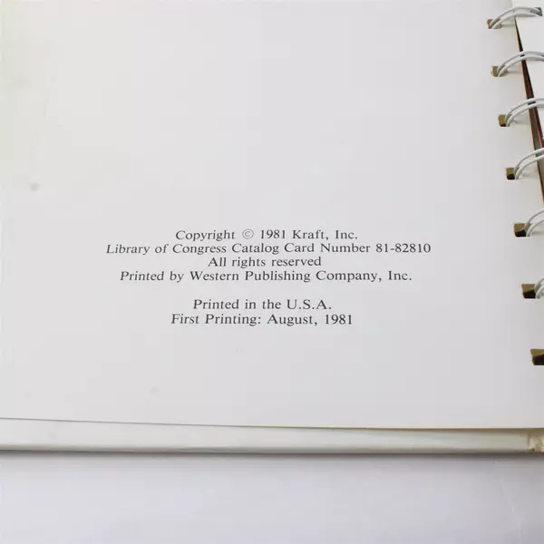 1981 Philadelphia Cream Cheese Cookbook 100th Anniversary Spiral Bound