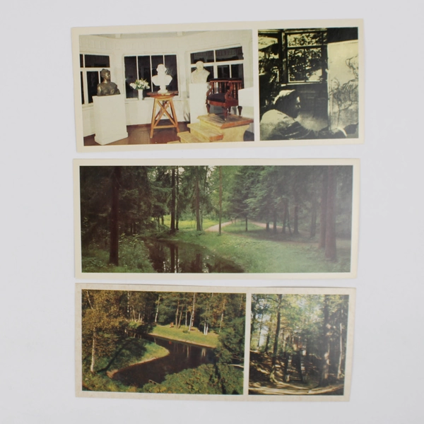 Set of 15 Penaty Memorial Estate Ilya Repin Russia USSR Wide Postcards 1982