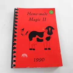 Home Made Magic II Vintage Cookbook 1990 McMinnville Oregon Diane Becker