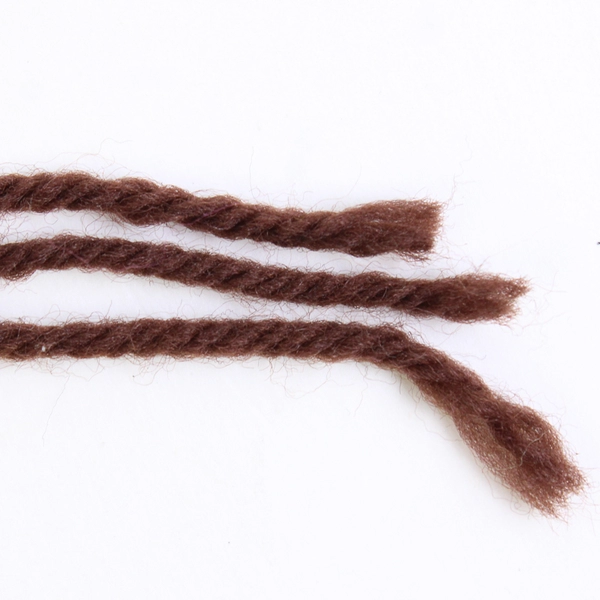 Lot of 3 Vntg. Skeins of Kolor Match Brown 4 -Ply Yarn, 8 ozs each #K7500 New 