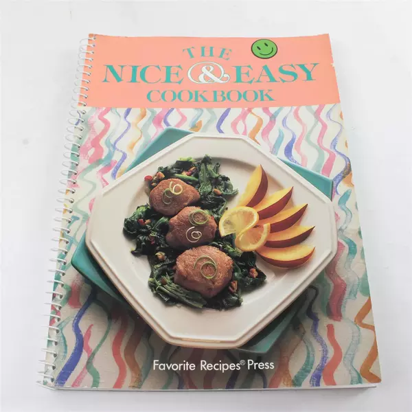 Vintage Spiral Cookbook 1996 The Nice & Easy Cookbook, Favorite Recipes Press