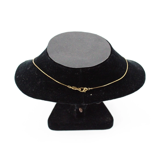 Vintage Napier White Beaded Gold-Tone Chain Necklace 20"