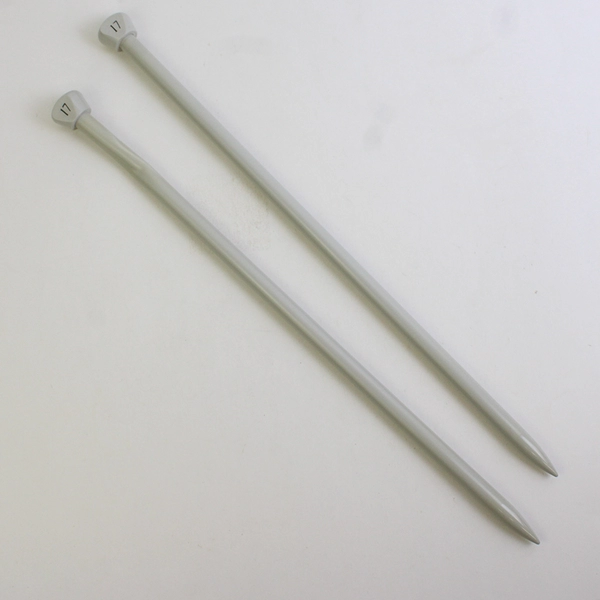 Pair of Jumbo Plastic Knitting Needles Size 17 Lightweight