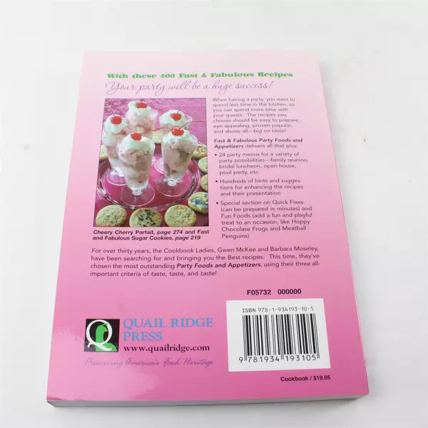 Best of the Best Fast and Fabulous Party Foods and Appetizers Paperback