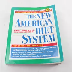 Sonja L. Connor, M.S.,R.D. The New American Diet System Paperback Cookbook 1992