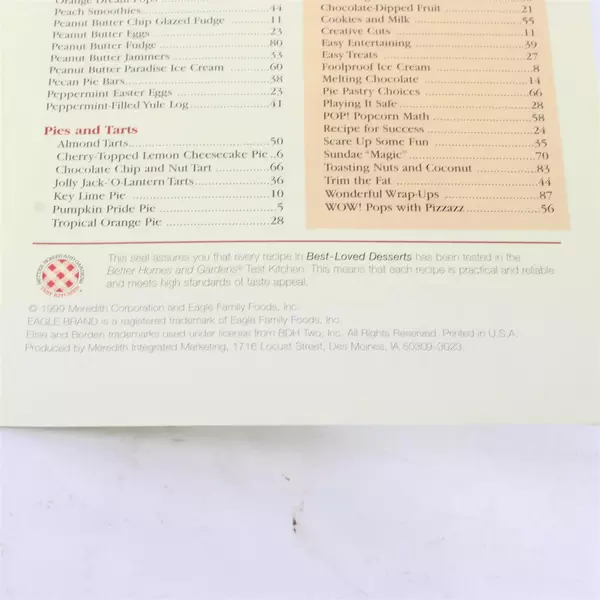 Eagle Brand Best-Loved Desserts Cooking Booklet, Circa 2001
