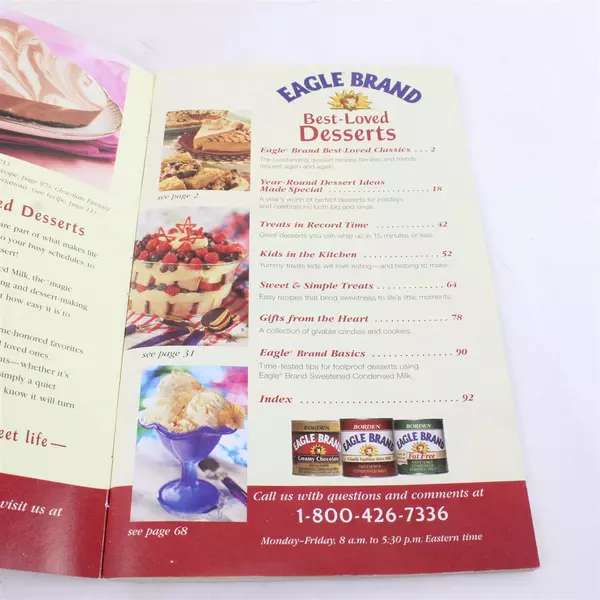 Eagle Brand Best-Loved Desserts Cooking Booklet, Circa 2001
