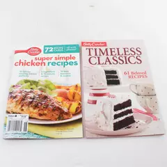 Lot of 2 Betty Crocker Cookbooks Timeless Classics & Super Simple Chicken