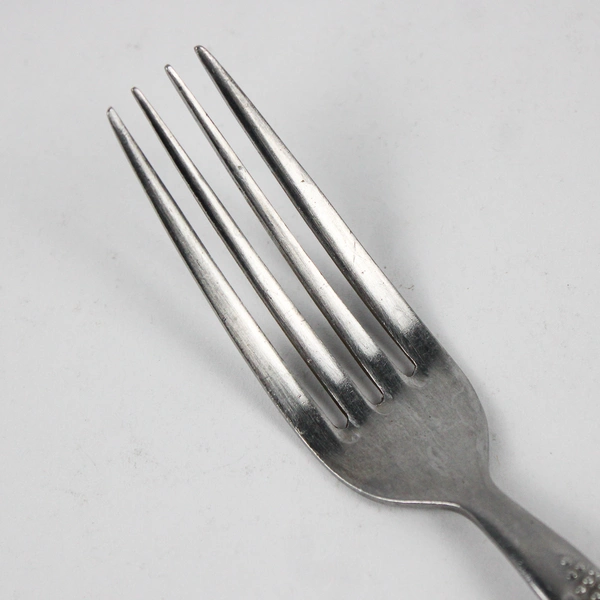 Lot of 2 Montgomery Ward Grape Pattern Stainless Dinner Forks 7.25"