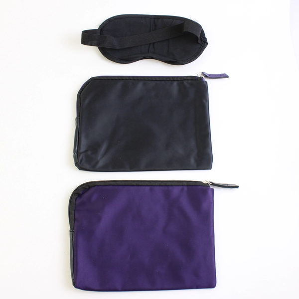 3 Pc Set Tumi For Delta Travel Pouches and Sleep Mask