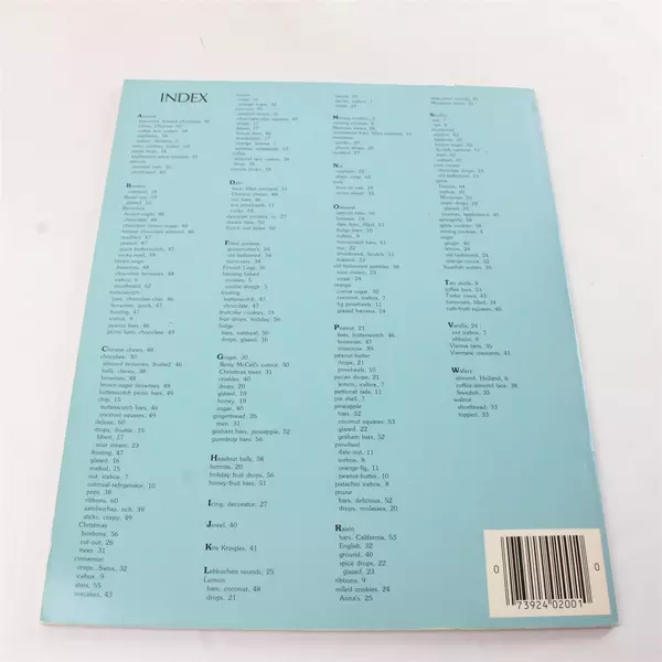 McCall’s Cookie Collection Softcover Vintage Volume 1 Baking Recipes 1985