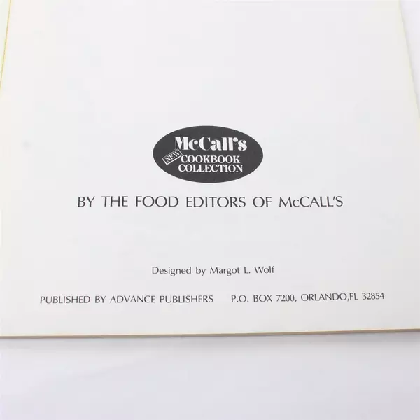 McCall’s Cookie Collection Softcover Vintage Volume 1 Baking Recipes 1985