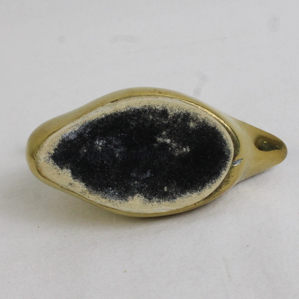 Unbranded Solid Brass Duck Bird Figurine Decorative Paperweight 2.25" Tall