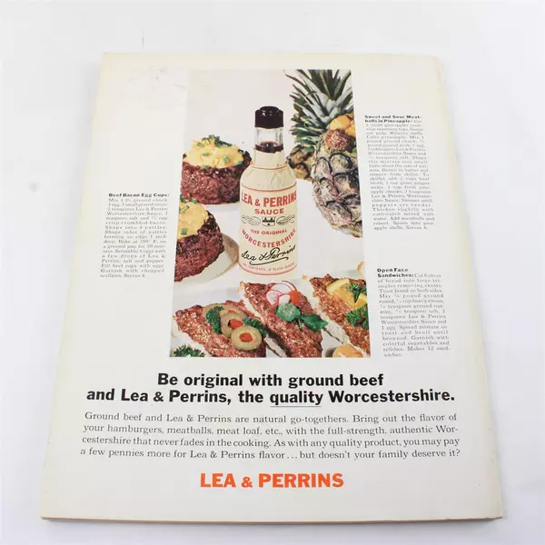 Family Circle "Great Ground Beef Recipes" Vintage 1966 Magazine Cookbook