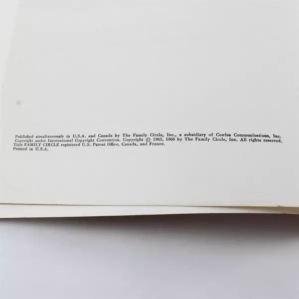 Family Circle "Great Ground Beef Recipes" Vintage 1966 Magazine Cookbook