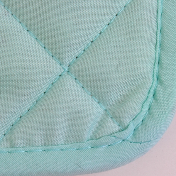 Lot Of 2 Unbranded Matching Pot Holders Bunny With Flowers Pastel 7.5" x 7.5"