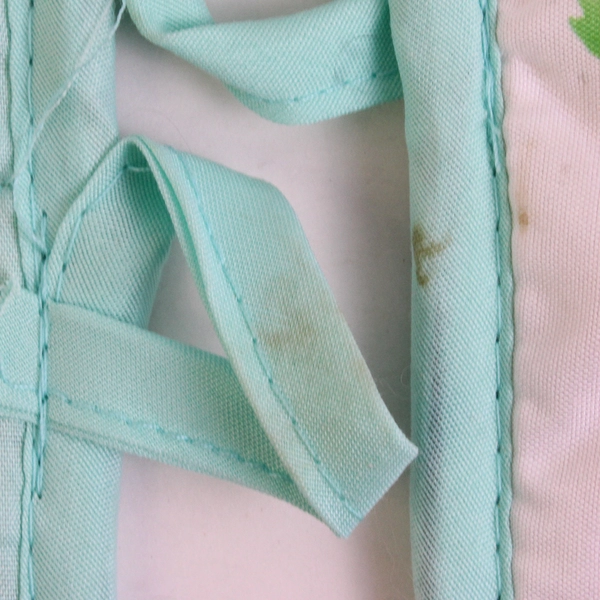 Lot Of 2 Unbranded Matching Pot Holders Bunny With Flowers Pastel 7.5" x 7.5"