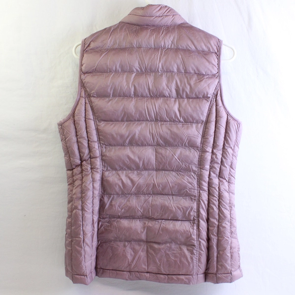 32 Degrees Heat Mauve Purple Zip-Up Puffer Vest Women's Size Medium