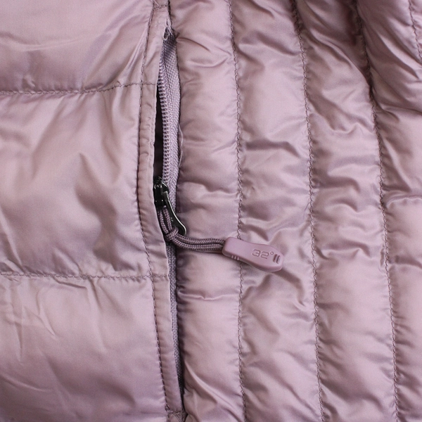 32 Degrees Heat Mauve Purple Zip-Up Puffer Vest Women's Size Medium