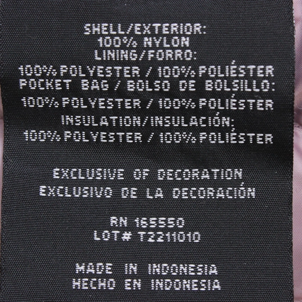 32 Degrees Heat Mauve Purple Zip-Up Puffer Vest Women's Size Medium