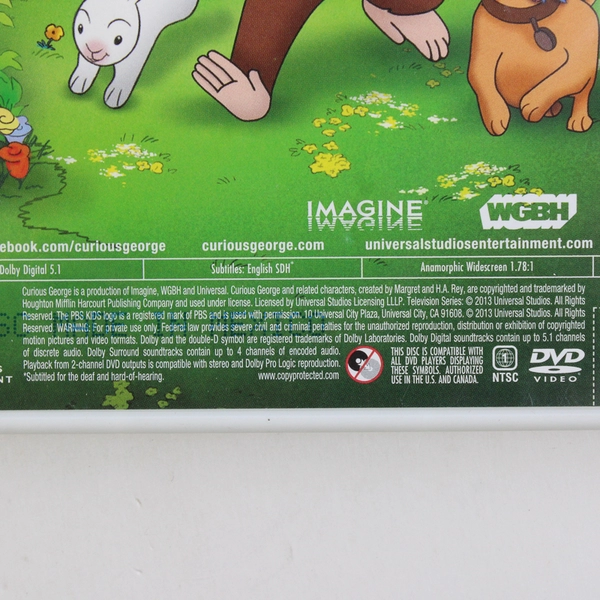 Curious George: Swings Into Spring DVD 2013