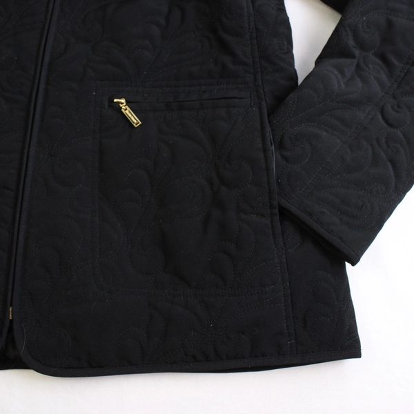 Ellen Tracy Black Zip-Up Jacket Women's Size Medium