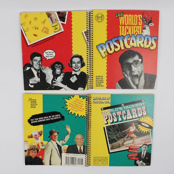 Lot Of 2 Worlds Tackiest Postcards Books Incomplete