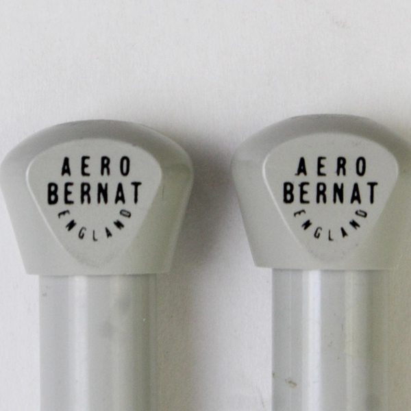 Vintage Bernat Aero England Single Point Knitting Needles Size 15
