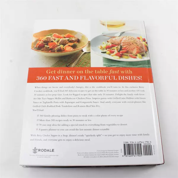 Betty Crocker Supper in a Snap 360 Cookbook - Quick & Delicious Family