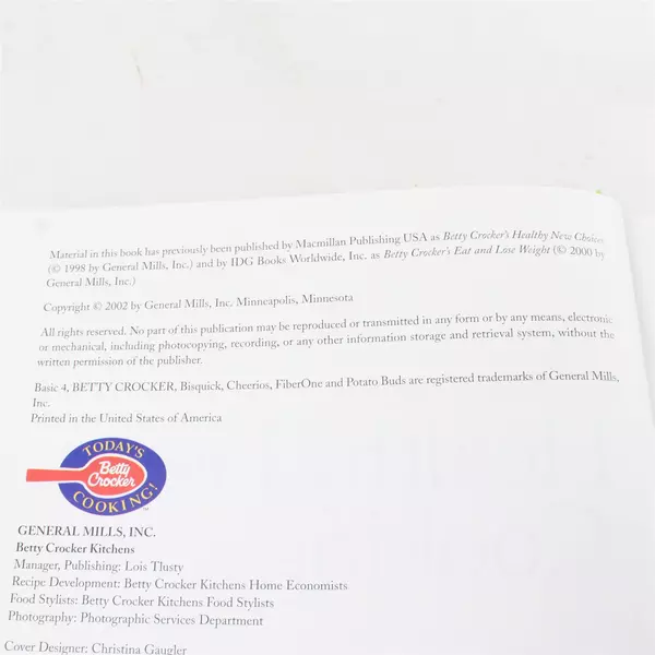 Betty Crocker Healthy Home Cooking Hardcover 400+ Recipes