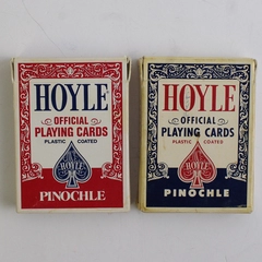 Lot Of 2 Hoyle Official Playing Cards Pinochle Nevada Finish (Opened, Complete)