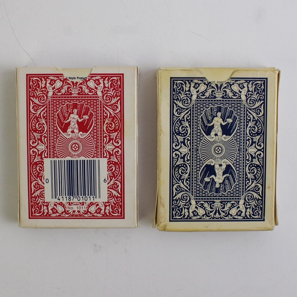 Lot Of 2 Hoyle Official Playing Cards Pinochle Nevada Finish (Opened, Complete)