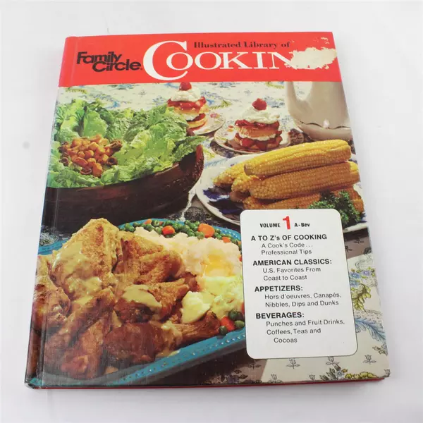 Family Circle Illustrated Library Cooking 1972 Cookbook Vol 1 HC