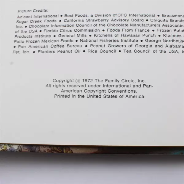 Family Circle Illustrated Library Cooking 1972 Cookbook Vol 1 HC