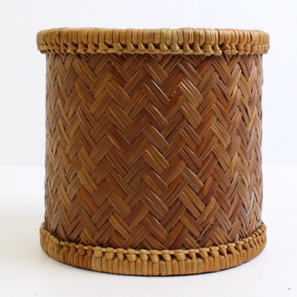 Brown Woven Basket Pencil Holder Desk Organization