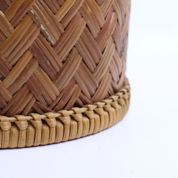 Brown Woven Basket Pencil Holder Desk Organization
