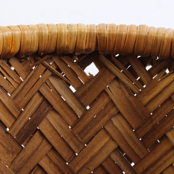 Brown Woven Basket Pencil Holder Desk Organization