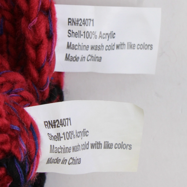 3 Pc Set Knit Beanie and Mittens Kids' Size Large Age 7-10