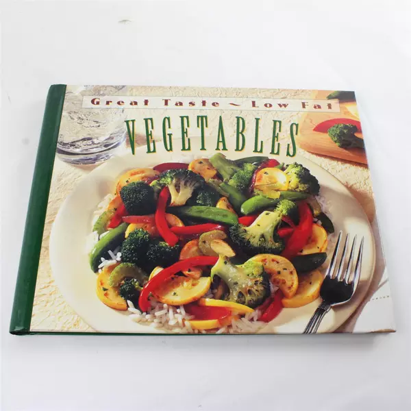 Great Taste Low-Fat Vegetables Time-Life Books 1999 Spiral Cookbook 