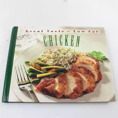 Great Taste Low Fat Chicken Cookbook 1995 Vintage Recipe Book