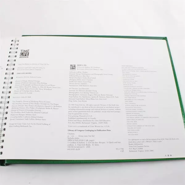 Great Taste Low Fat Chicken Cookbook 1995 Vintage Recipe Book