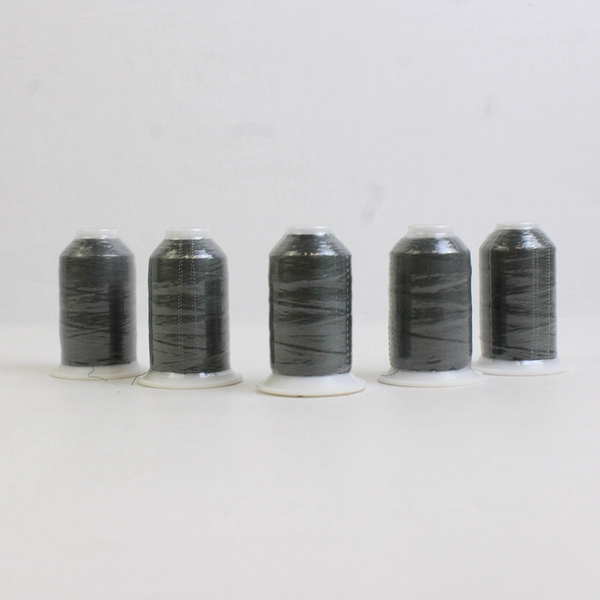 Lot of 5 Gutermann Sewing Thread Miniking Spools 1000m Grey 115 New