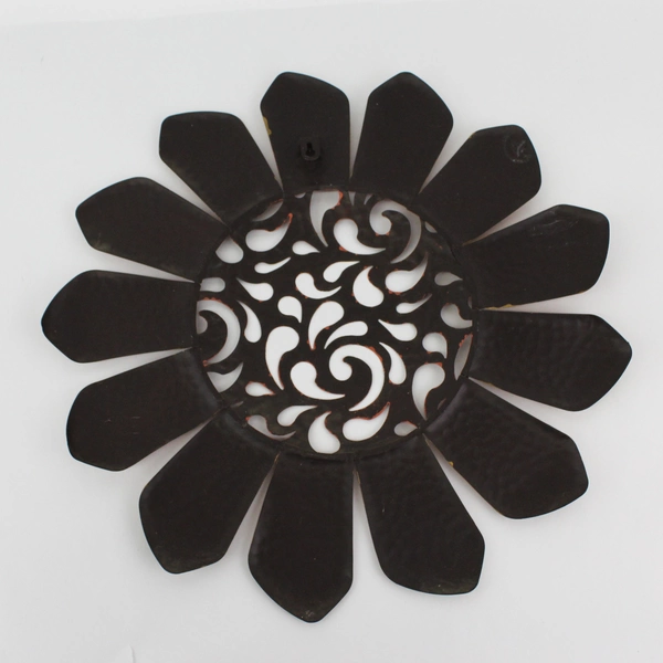 Copper Metal Art Sunflower Wall Hanging 18.5 "