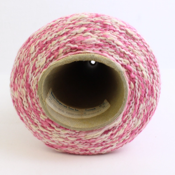 Large Cone of Wool Yarn (800 yds.) 4-Ply Crushed Raspberry Color A408/H8-806