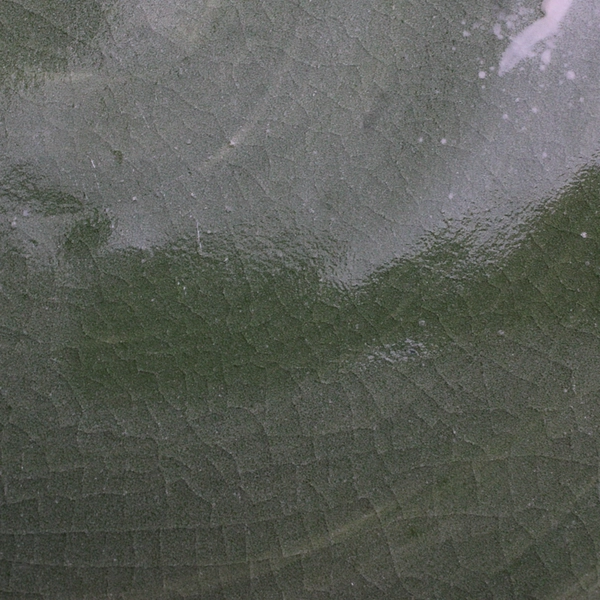 Lot Of 2 Handmade Ceramic Plates Signed By Pini 9" Green & 8.5" Blue